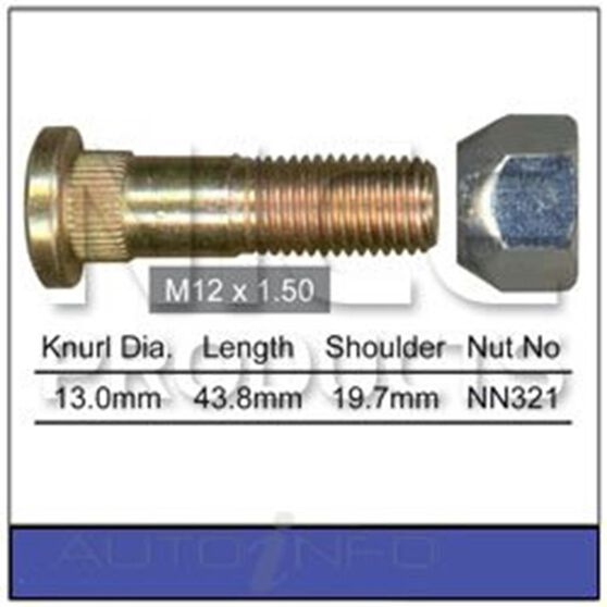 Nice Wheel Stud And Nut Set NS376 Supercheap Auto