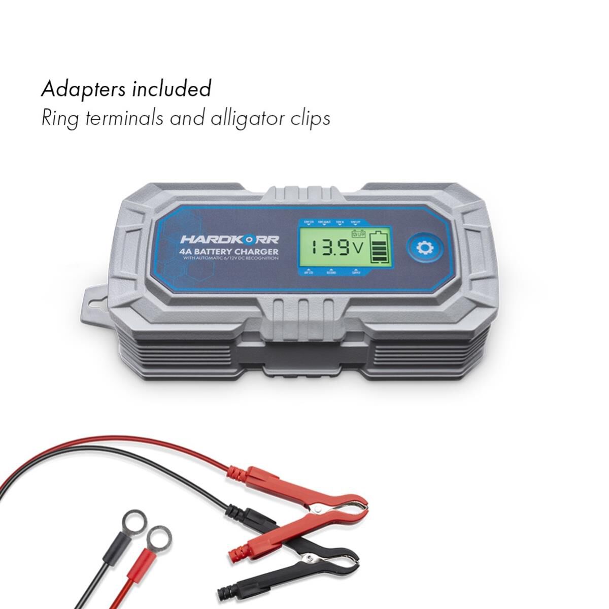 4A AC BATTERY CHARGER WITH AUTOMATIC 6/12V DC RECOGNITION, , scaau_hi-res