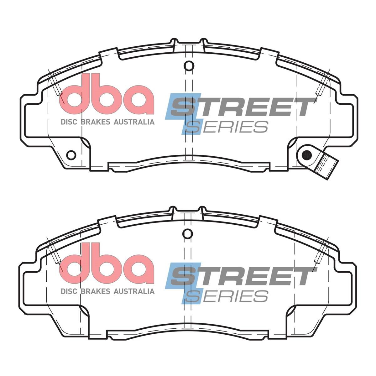 DBA SS STREET SERIES BRAKE PADS [ Honda 1998-2014 F ], , scaau_hi-res