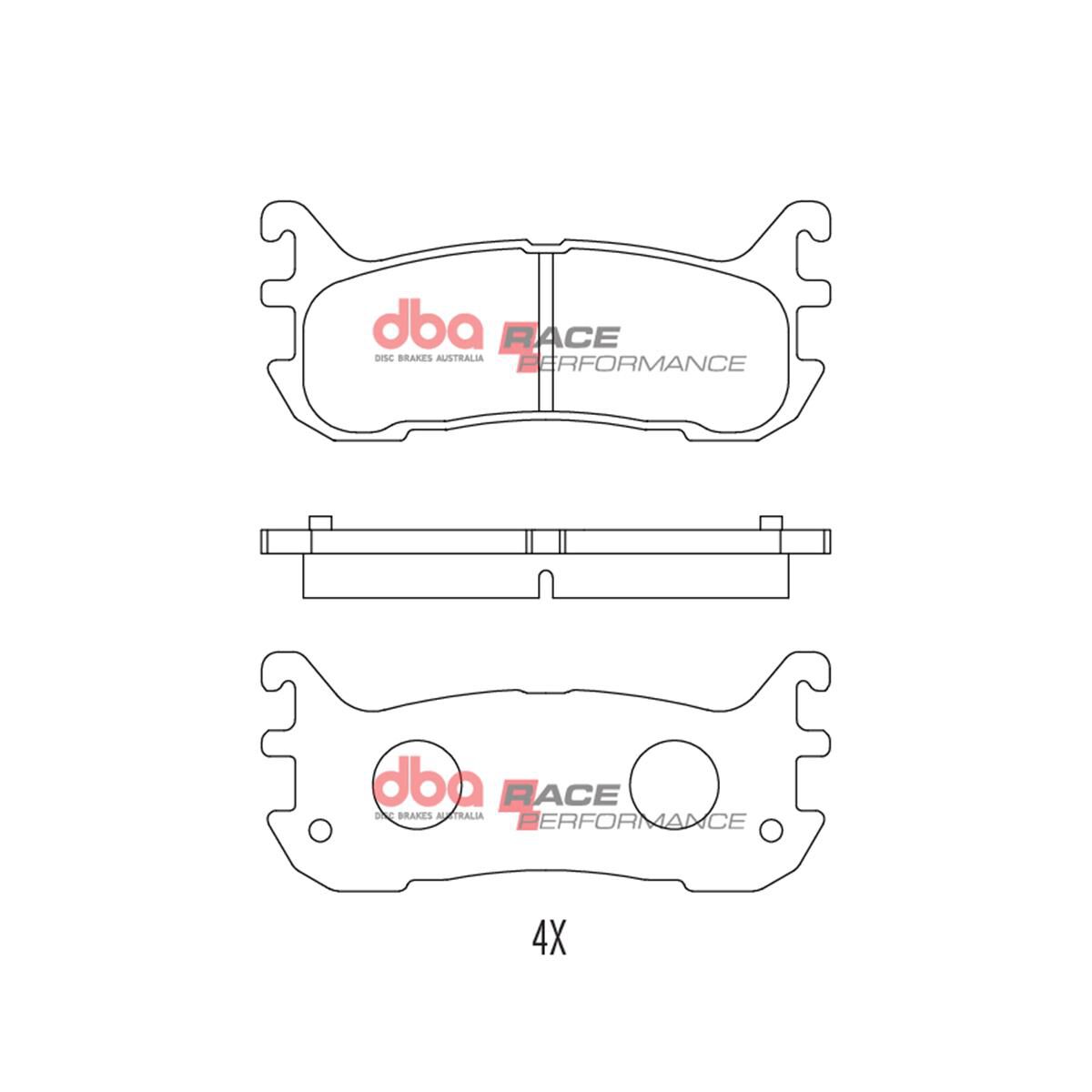 DBA RACE BRAKE PADS [ MAZDA MX5 NA, NB 94 - 04 R ], , scaau_hi-res