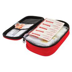 PERSONAL VEHICLE FIRST AID KIT SOFT RED DURABLE CASE, , scaau_hi-res