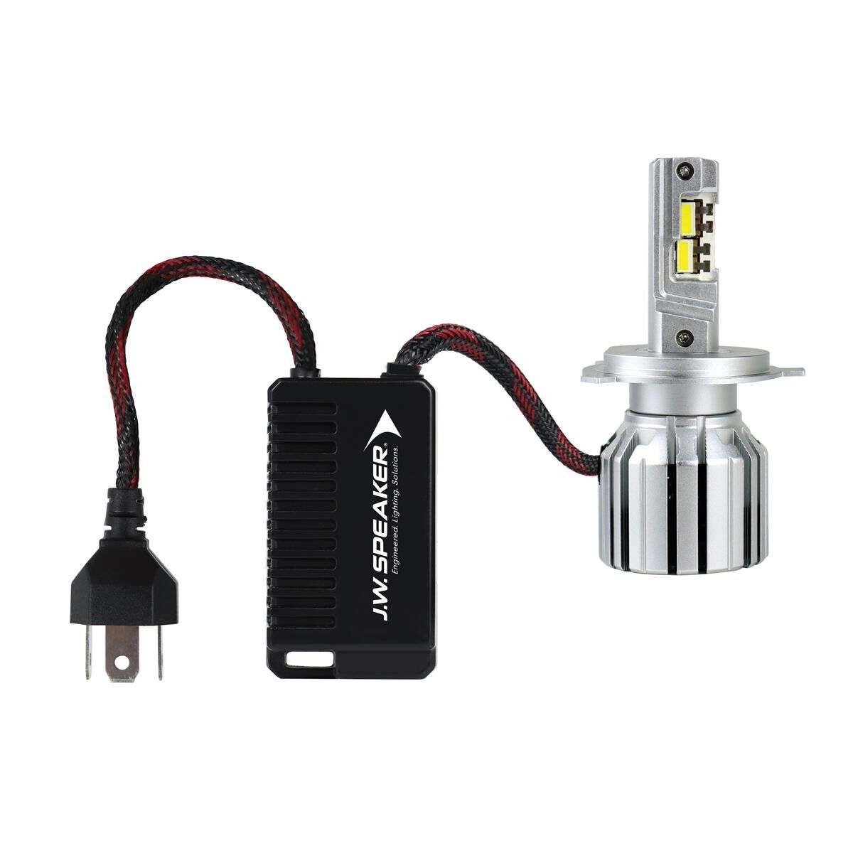 LED H4 HEADLIGHT KIT HI/LO 12V 50W 5700K 5000LM EACH GLOBE EVO10K, , scaau_hi-res