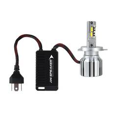 LED H4 HEADLIGHT KIT HI/LO 12V 50W 5700K 5000LM EACH GLOBE EVO10K, , scaau_hi-res