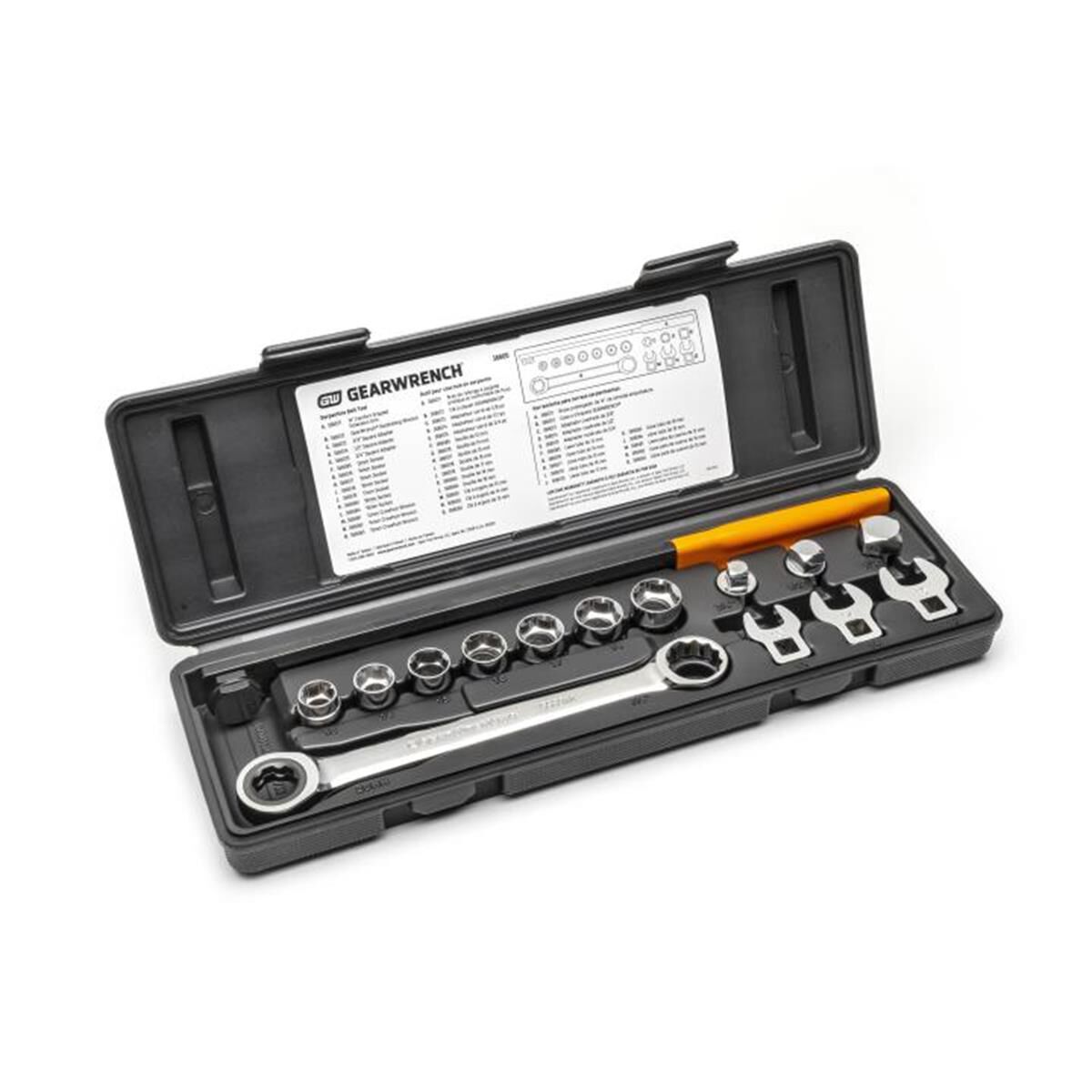 AUTO SPECIALTY - SERPENTINE BELT RATCHETING TOOL SET 15PC, , scaau_hi-res