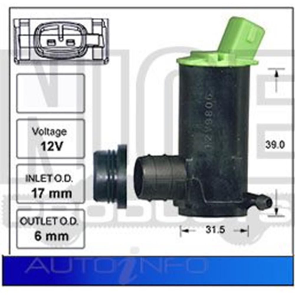 Nice Windscreen Washer Pump NWP503 Supercheap Auto