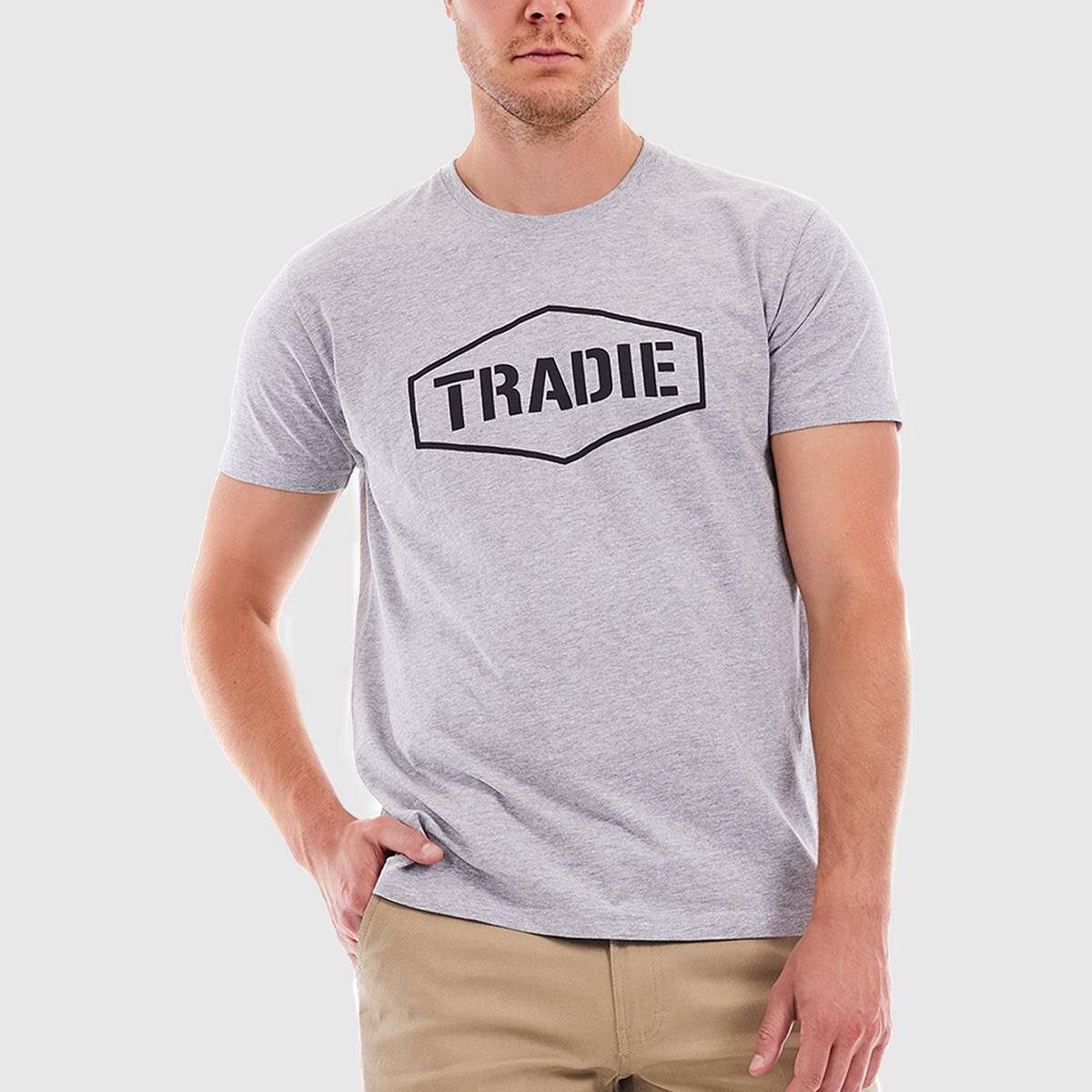 TRADIE TEE GREY 3XL, , scaau_hi-res