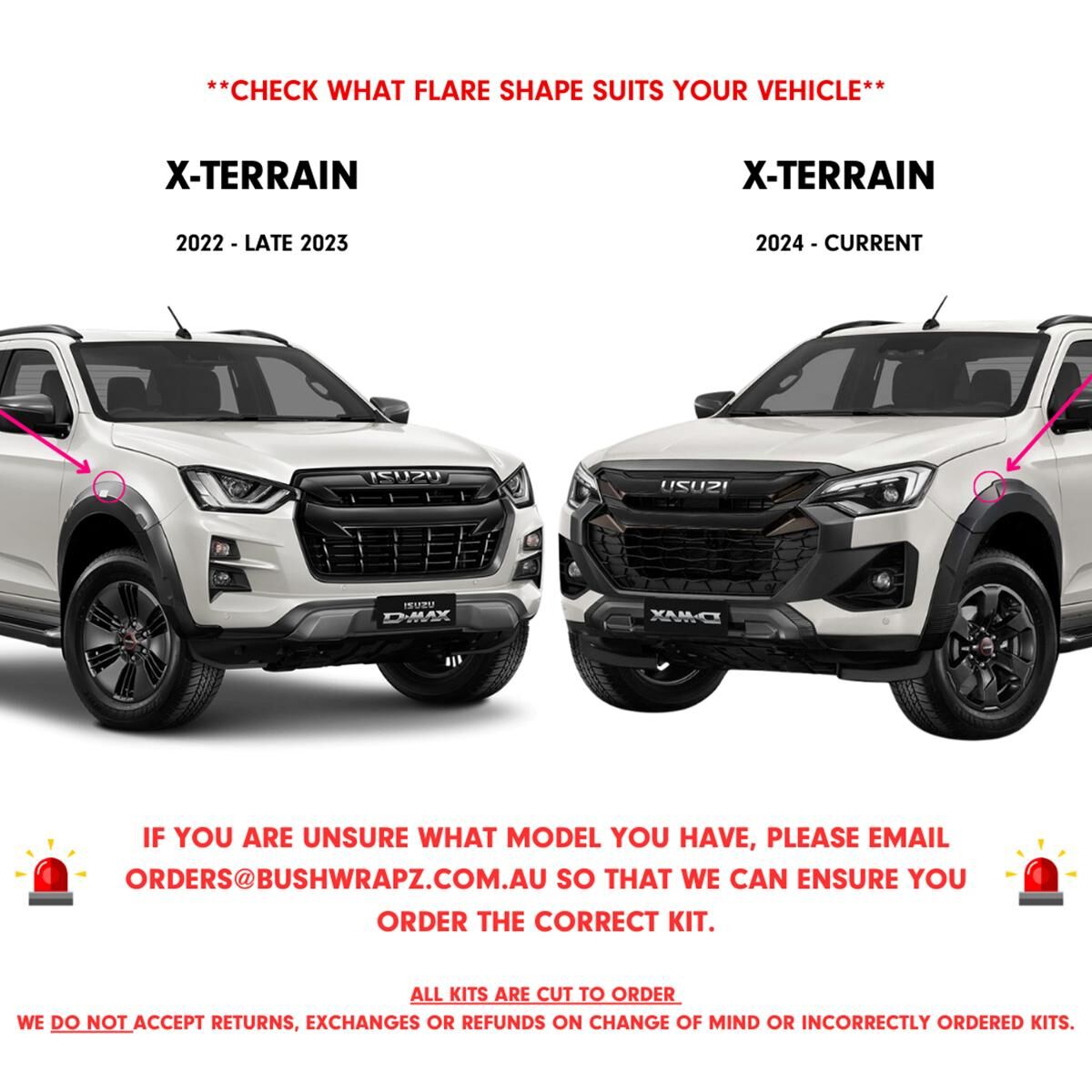 BUSHWRAPZ CAPE DIY 4WD KIT FOR ISUZU DMAX DUAL CAB 2024 - CURRENT - X-TERRAIN (TUB INCLUDED), , scaau_hi-res
