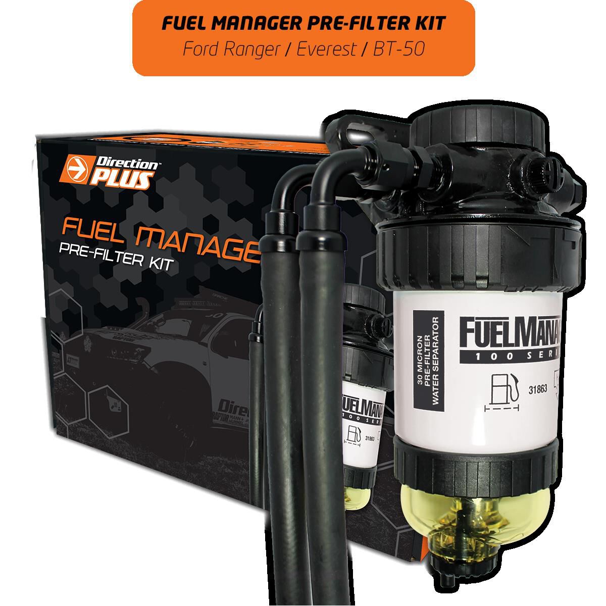 FUEL MANAGER PRE-FILTER KIT EVEREST / RANGER / BT-50 (FM621DPK), , scaau_hi-res