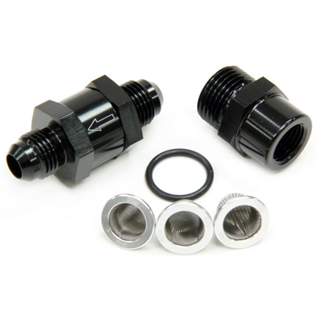 Inline oil filter store