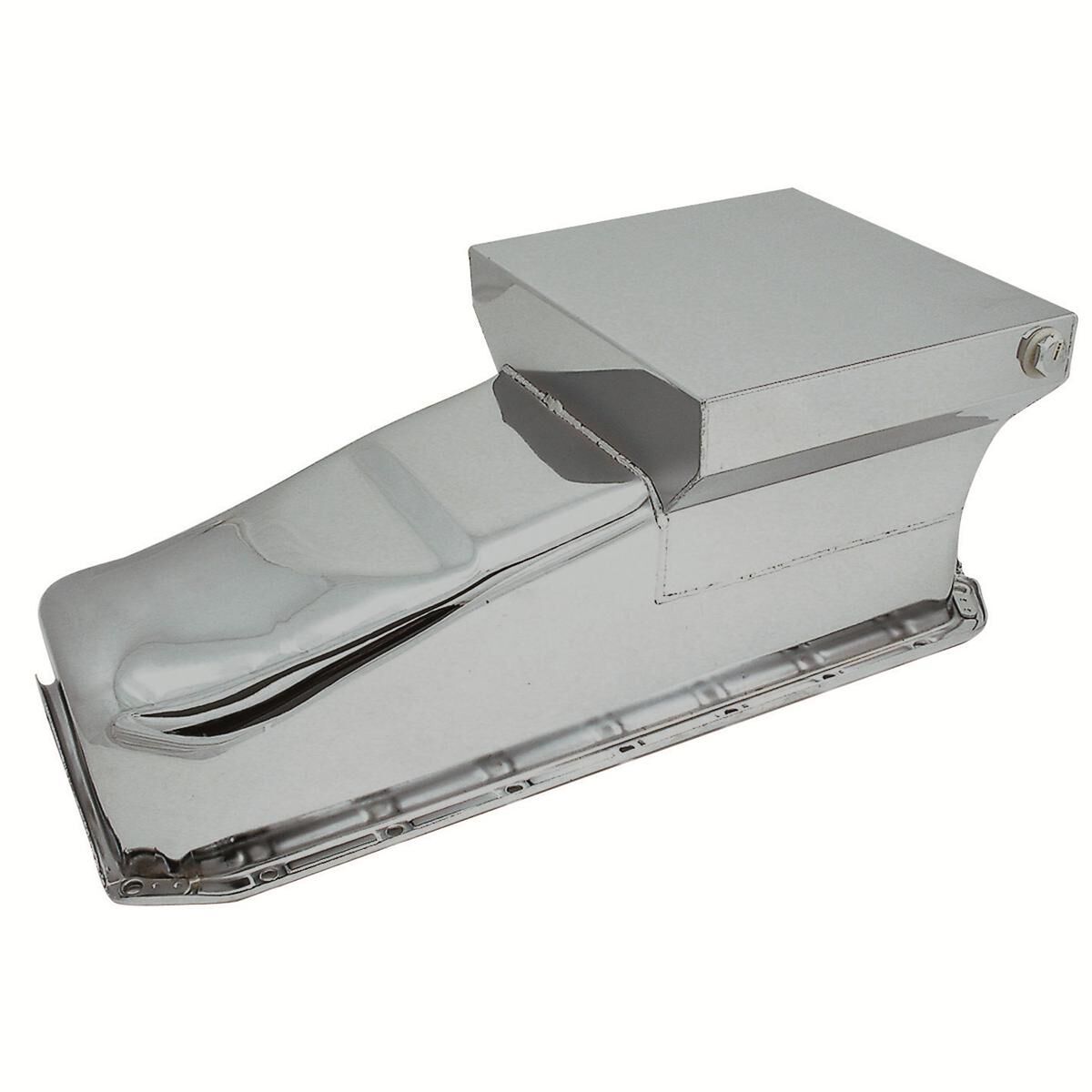 Oil Pan Chev Sm Blk Extra Capacity Chrome, , scaau_hi-res