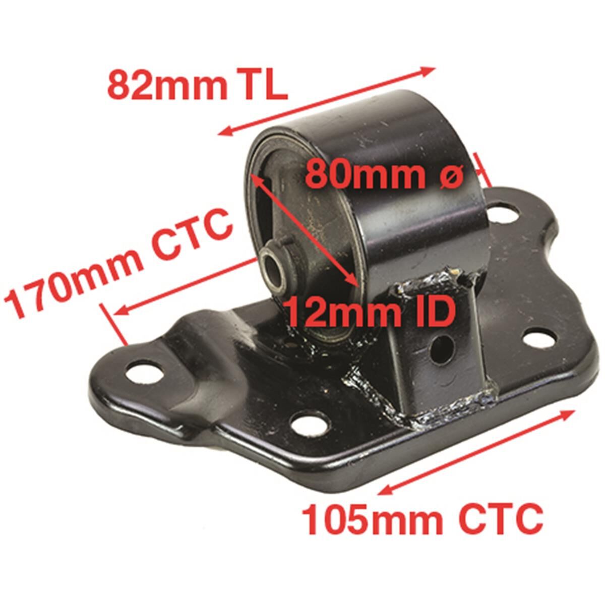 Engine Mount Left - MITSUBISHI OUTLANDER ZF - 2.4L I4  PETROL - Manual & Auto, , scaau_hi-res