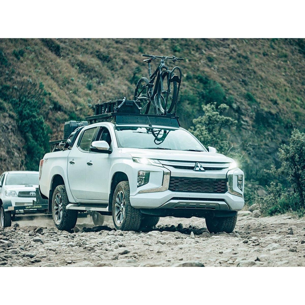 FRONT RUNNER MITSUBISHI TRITON/L200 / 5TH GEN (2015-2023) SLIMLINE II ROOF RACK KIT, , scaau_hi-res