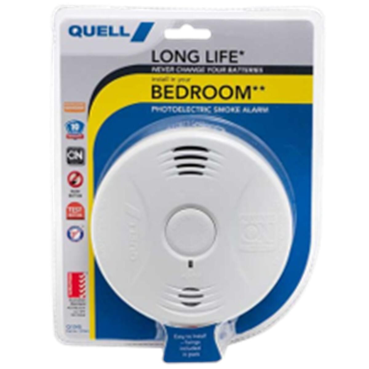 LONG LIFE PHOTOELECTRIC SMOKE ALARM 10YR LITHIUM BATTERY &ndash; HALLWAY WITH ESCAPE LIGHT, , scaau_hi-res