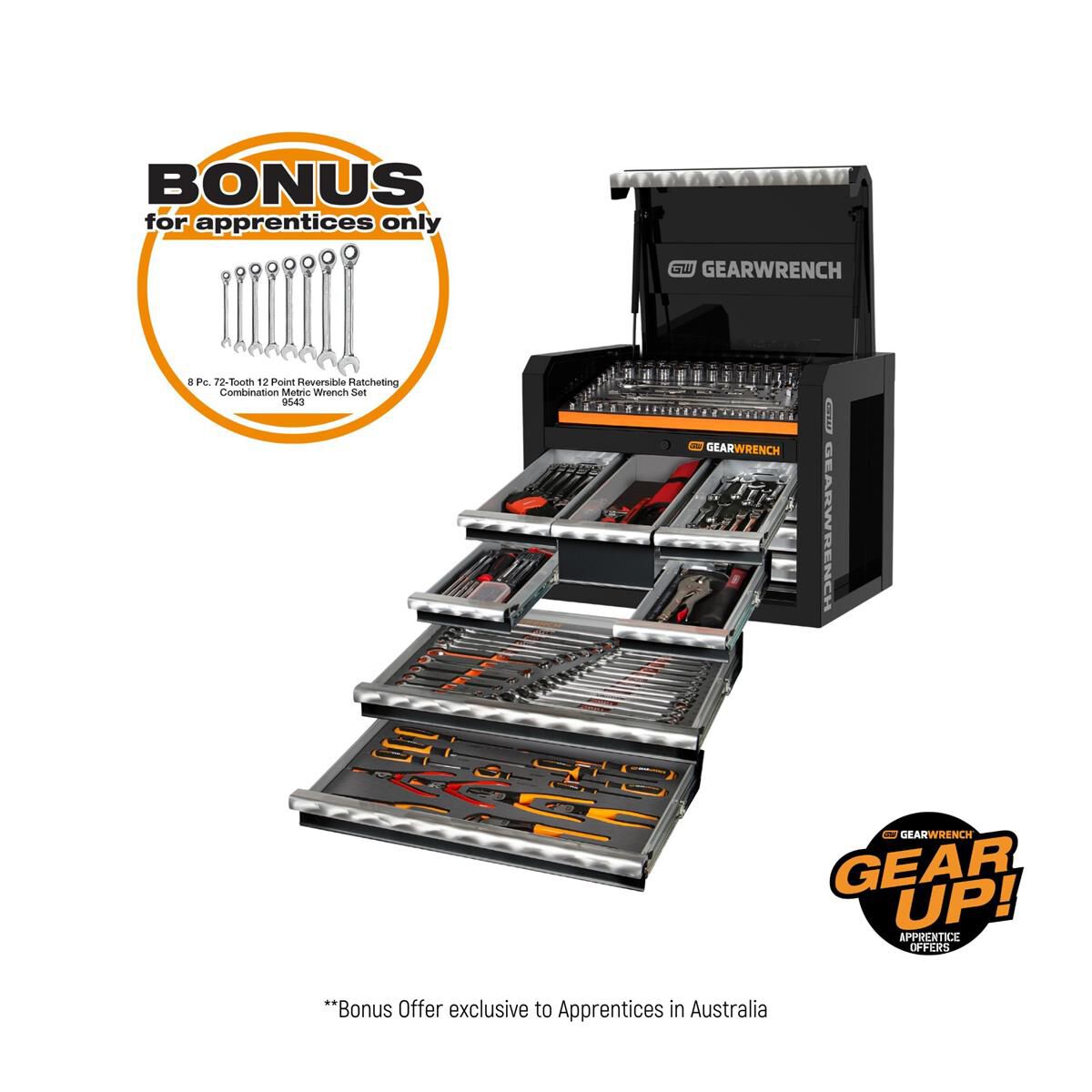 240PC COMB TOOL KIT + 28" TOOL CHEST, , scaau_hi-res