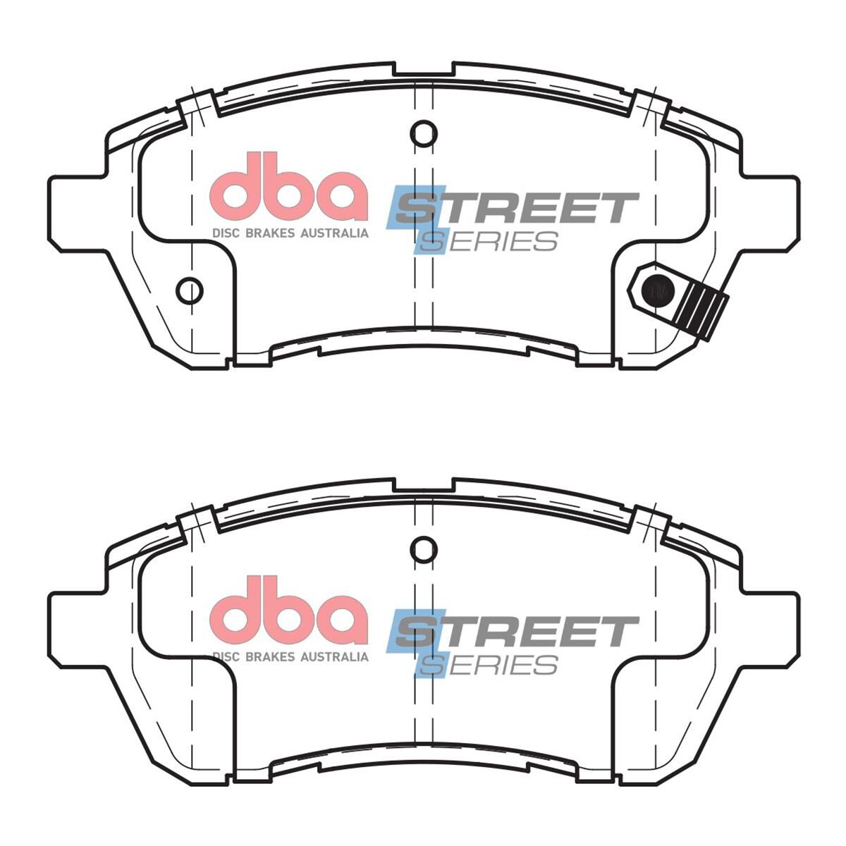 DBA SS STREET SERIES BRAKE PADS [ Daihatsu/Ford/Mazda & Suzuki 2007-2014 F ], , scaau_hi-res