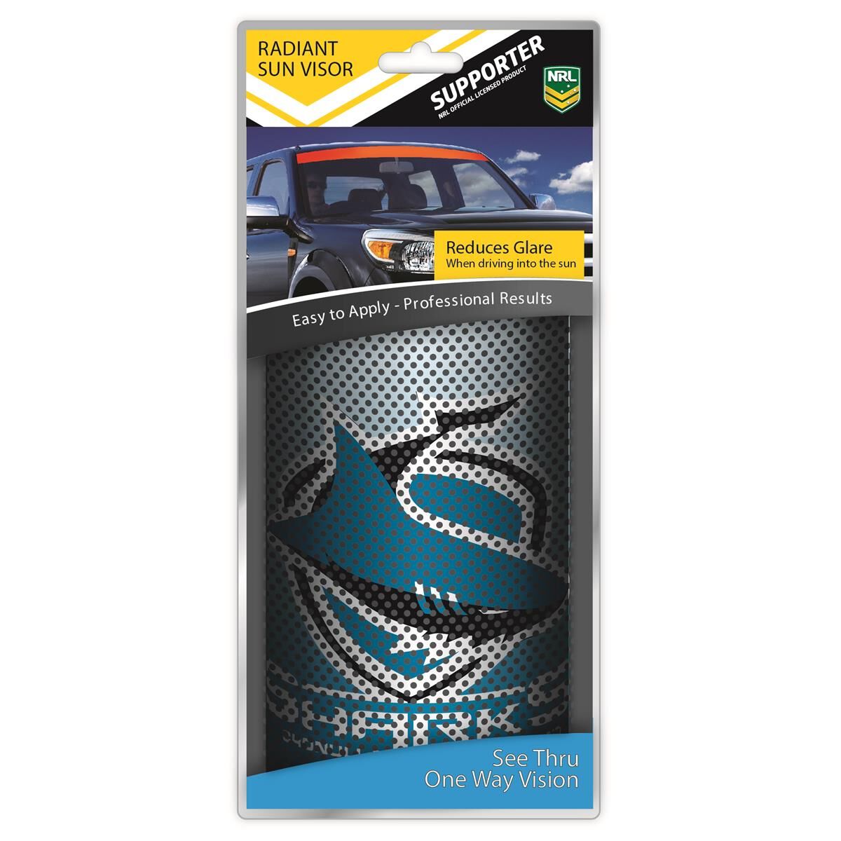 SHARKS  ITAG SEE-THRU SUN VISOR - RADIANT DESIGN, , scaau_hi-res