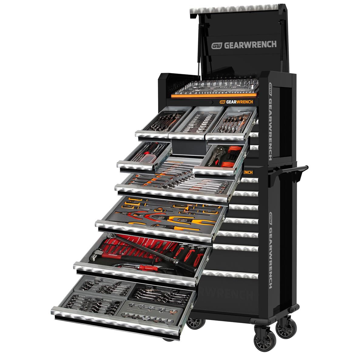 311PC COMB TOOL KIT+28" CHEST & TROLLEY, , scaau_hi-res