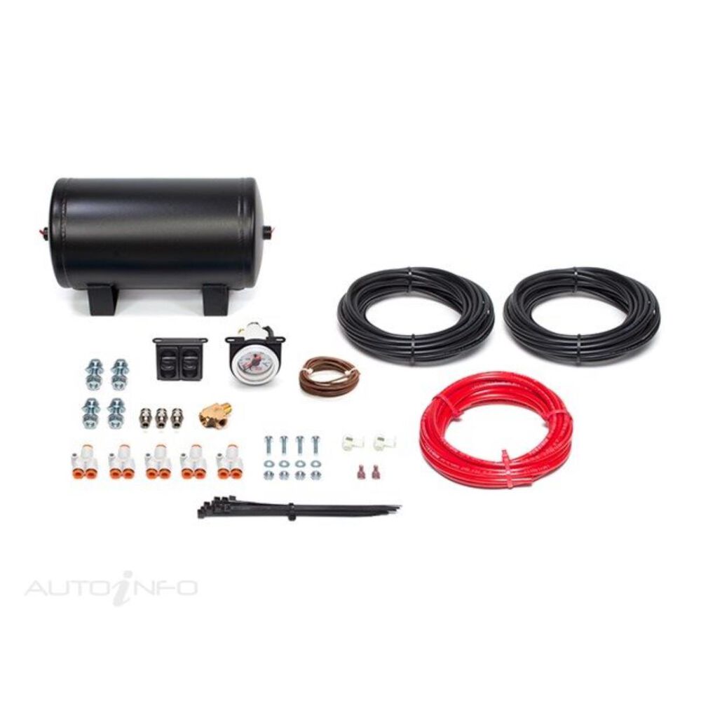 Airbag Man Dual Air Control Kit With Tank And Gauge (Using Existing