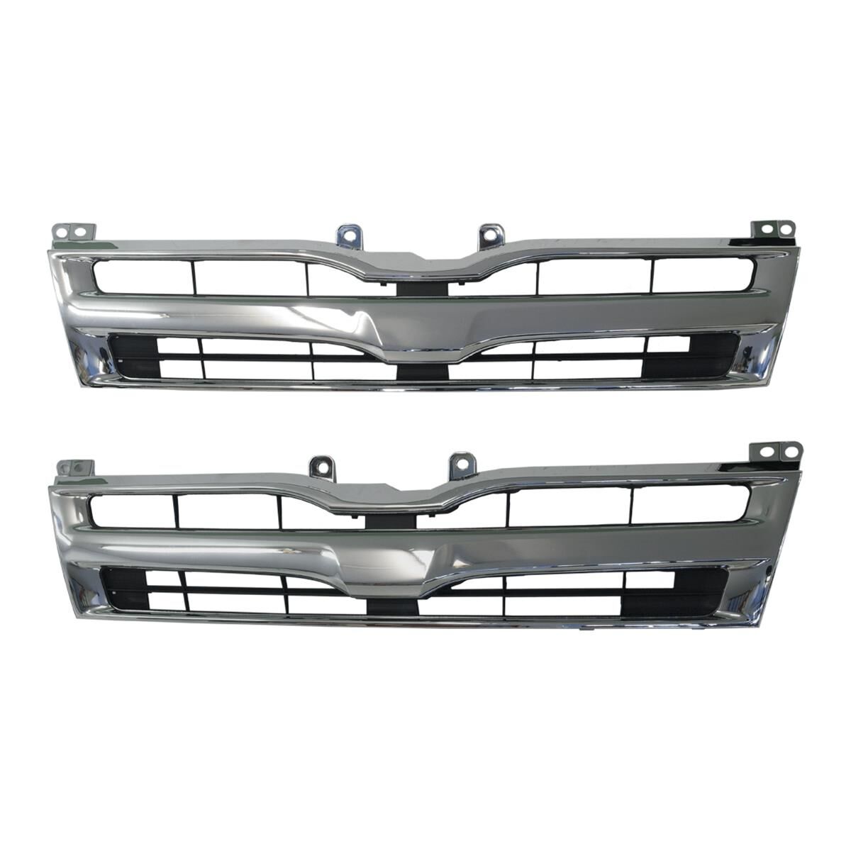 TOYOTA HIACE LWB  TRH/KDH  08/2010 ~ 11/2013  GRILLE  CHROME / BLACK, , scaau_hi-res