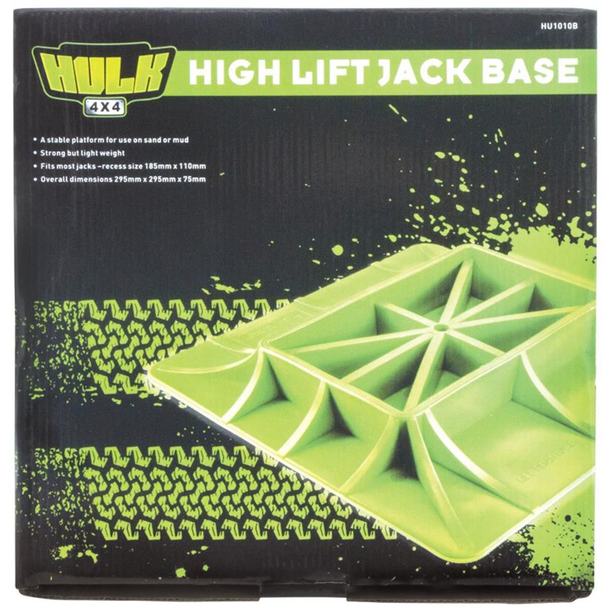 HIGH LIFT JACK BASE PLASTIC GREEN             SUITS HU1010, , scaau_hi-res