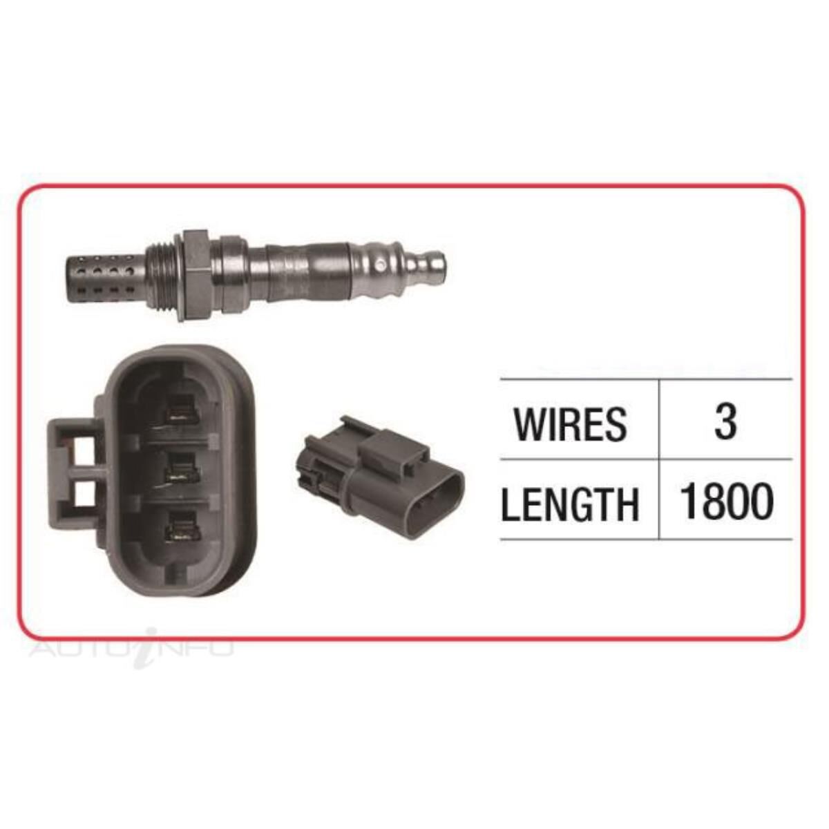 OX SENSOR - NISSAN THREE WIRE, , scaau_hi-res
