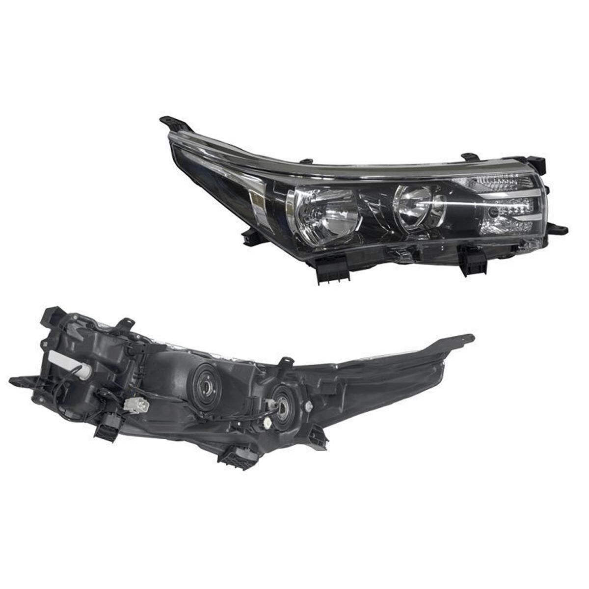 TOYOTA COROLLASEDAN  ZRE172  01/2013 ~ ONWARDS  HEADLIGHT  RIGHT HAND SIDE, , scaau_hi-res