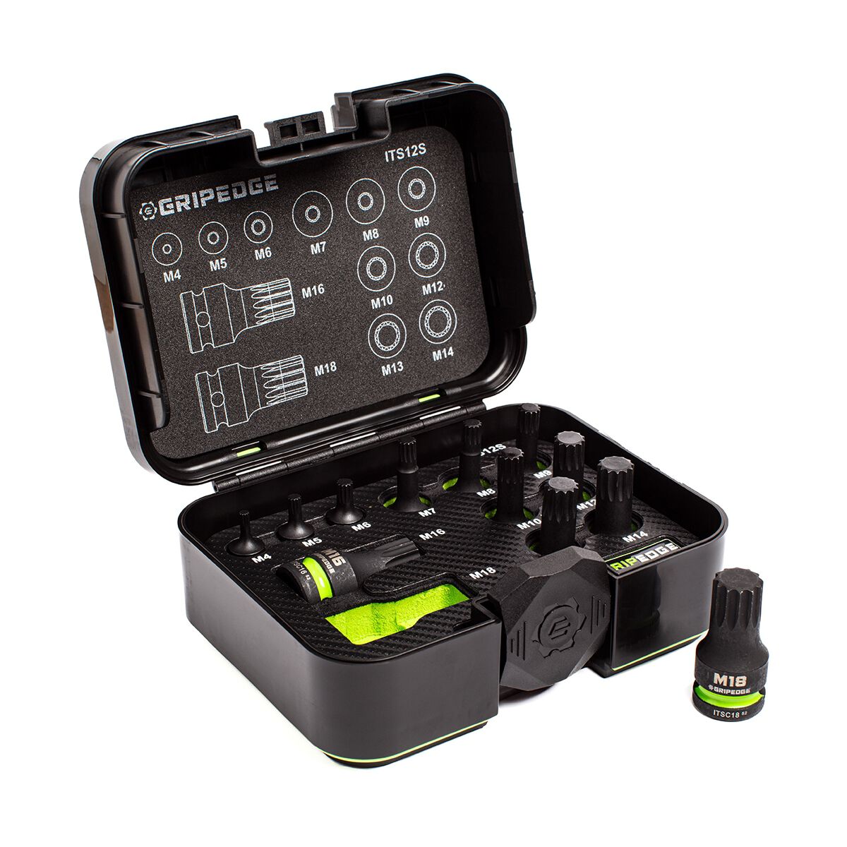 GRIPEDGE IMPACT TRIPLE SQ DR SET 12PC, , scaau_hi-res