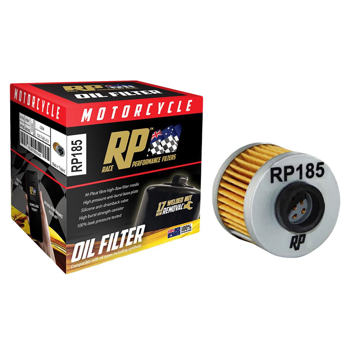 BIKE OIL FILTER RP185, , scaau_hi-res