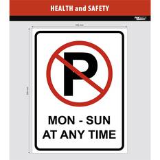 NO PARKING ANY TIME 45CM, , scaau_hi-res
