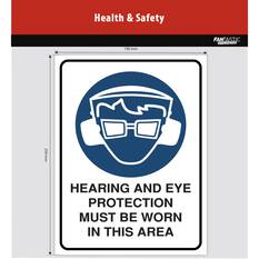 HEARING AND EYE PROTECTION SIGN 25CM, , scaau_hi-res