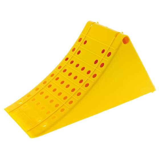 WHEEL CHOCK PLASTIC 40,000kg L470 x W200 x H230mm, , scaau_hi-res