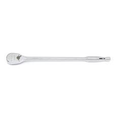 SOCKET HANDLE 1/4" & 3/8" DRIVE RATCHET TEARDROP 120XP EXTRA LONG FULL POLISH 2PC, , scaau_hi-res