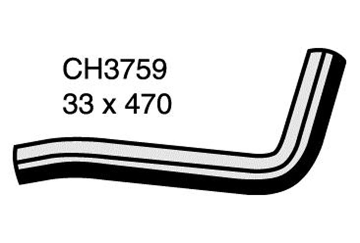 Radiator Upper Hose  - TOYOTA LANDCRUISER GRJ120R - 4.0L V6  PETROL - Manual & Auto, , scaau_hi-res