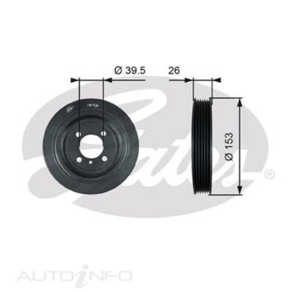 TVD1129 TORSIONAL VIB DAMPER, , scaau_hi-res