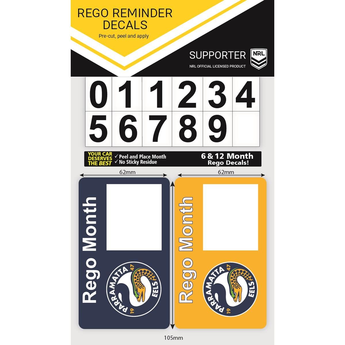 EELS REGO REMINDER DECAL, , scaau_hi-res