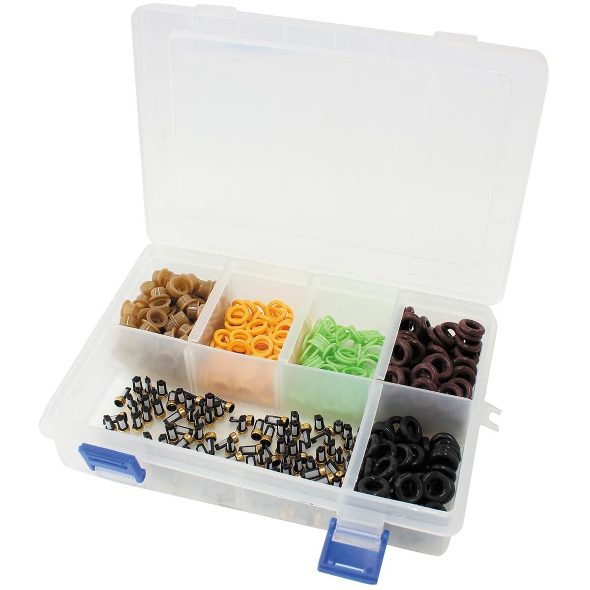 FUEL INJECTOR SERVICE KIT BUNA O-RING INJECTORS E85, , scaau_hi-res