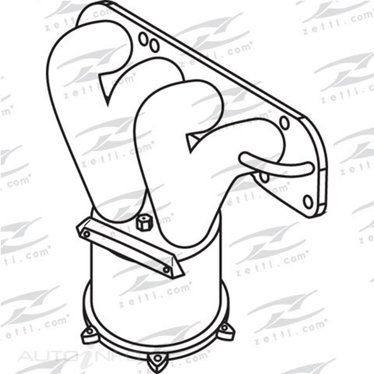 SUZUKI SWIFT SG, 4CYL 1.5L M15A, 1.6L M16A MANIFOLD CAT 11/04 - 01/11, , scaau_hi-res