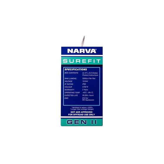 NARVA H7 SUREFIT LED GLOBES GEN II, , scaau_hi-res