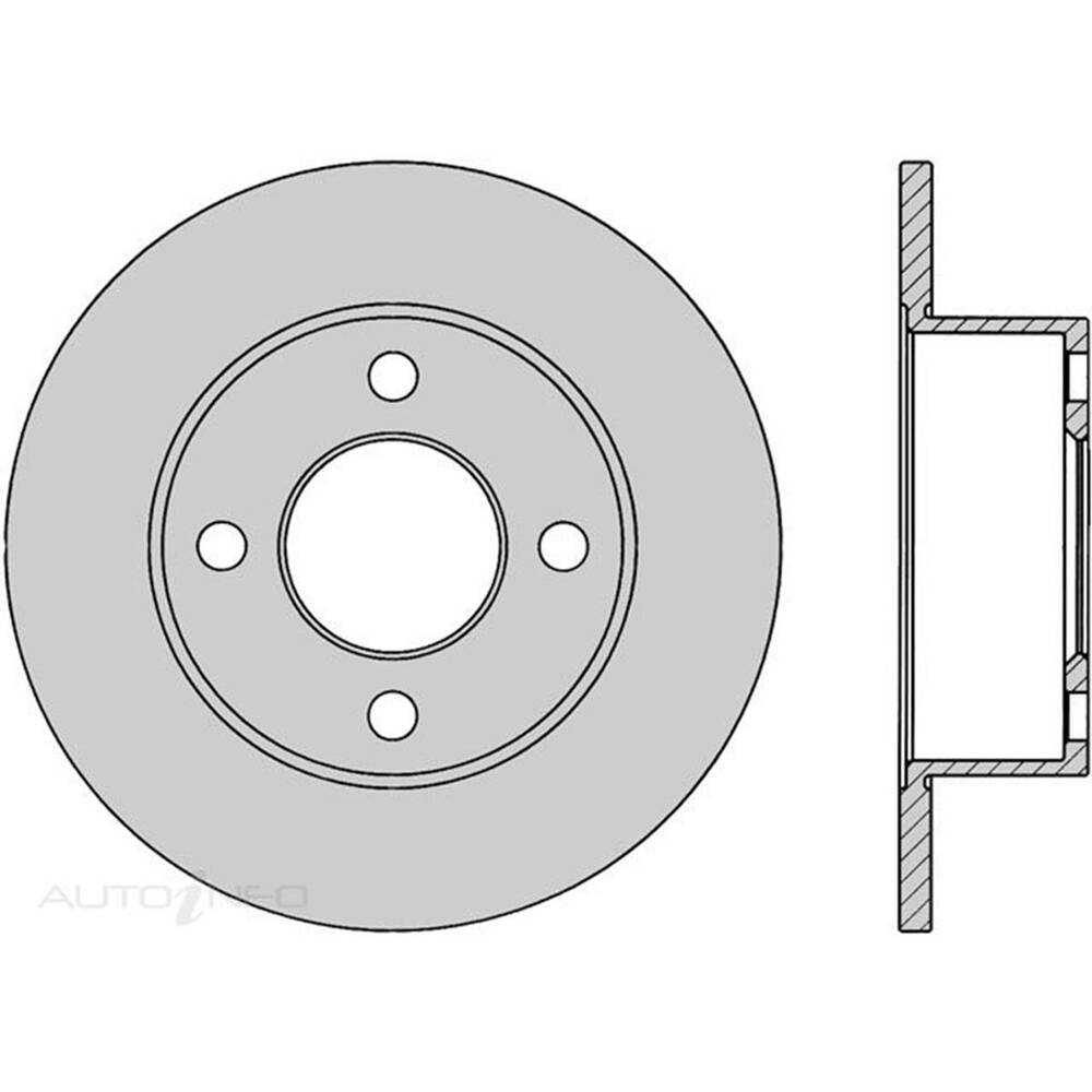 IBS Brake Rotor - Single, BR445 | Supercheap Auto