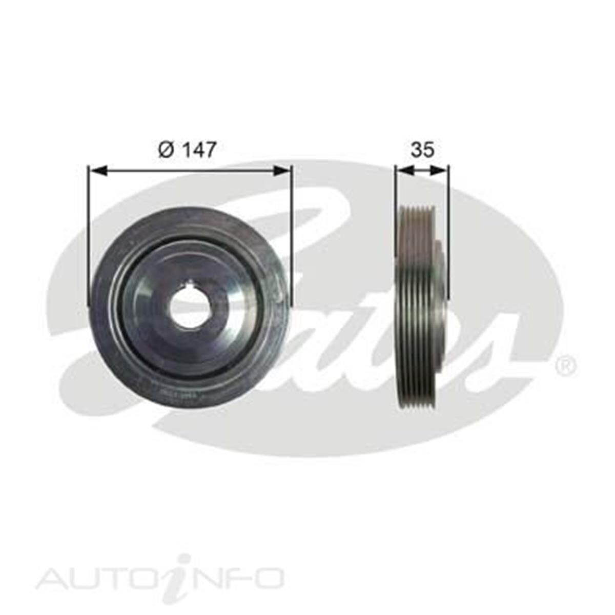 TVD1101 TORSIONAL VIB DAMPER, , scaau_hi-res