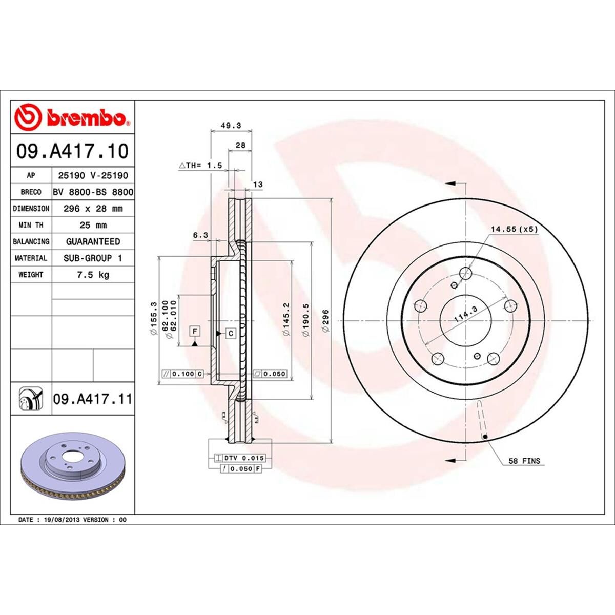 BREMBO DISC ROTOR, , scaau_hi-res