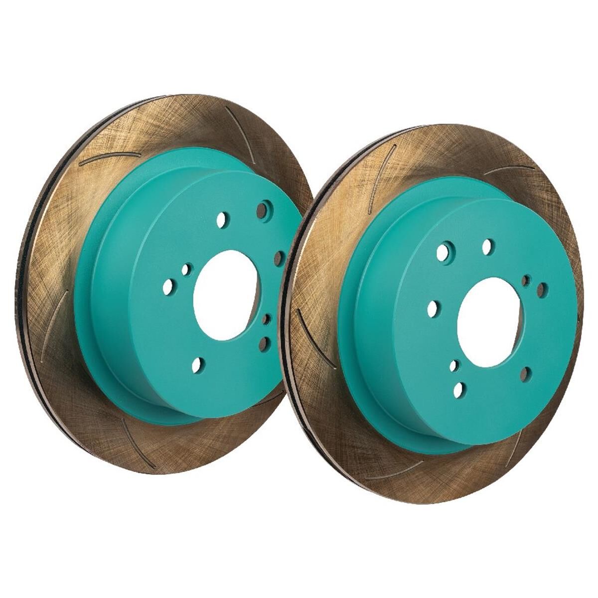 PROJECT MU BRAKE ROTORS PAIR SCR PURE PLUS6 GREEN 297X18MM, , scaau_hi-res