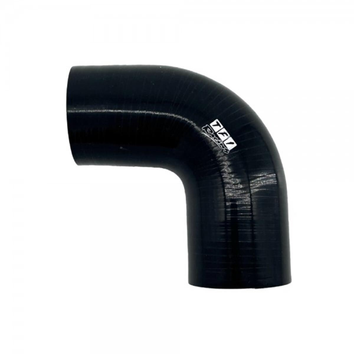 Silicone Hose Black 90 Deg Elbow ID 2.5 Inch; Leg Length 50mm; Wall Size 4mm, , scaau_hi-res