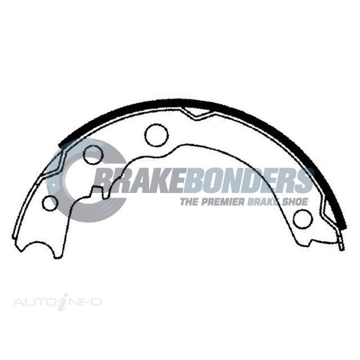 Brake Shoes - Ford / Mazda [2Pcs] Parking Brake 190mm, , scaau_hi-res