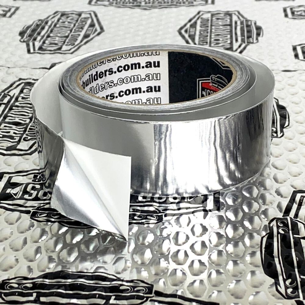 Car Builders Aluminium Foil Tape Silver, 1 x 10m, FT_SIL