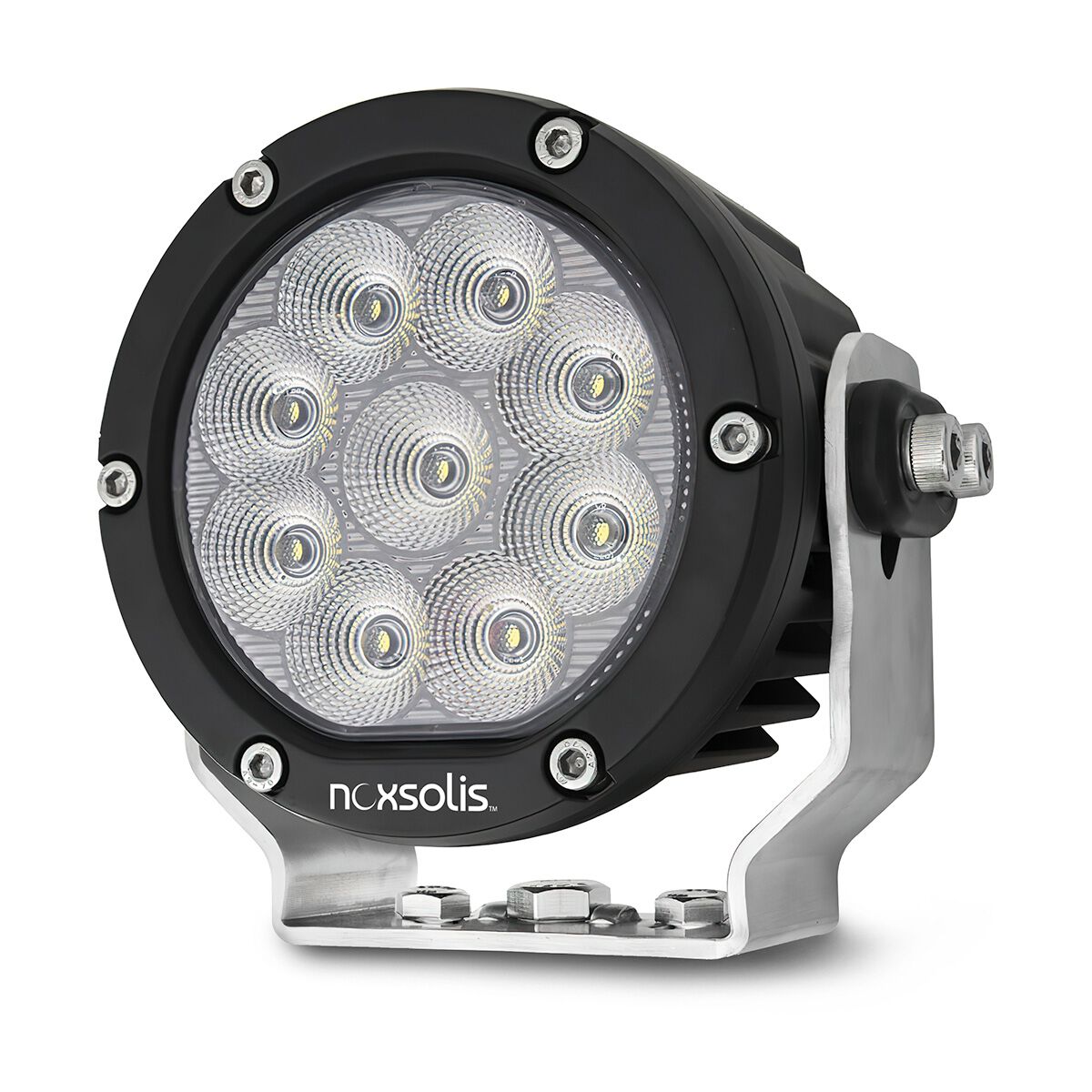 WORK LAMP NOXSOLIS LED 5" ROUND FLOOD BEAM 7,200 LUMEN 12-24V, , scaau_hi-res
