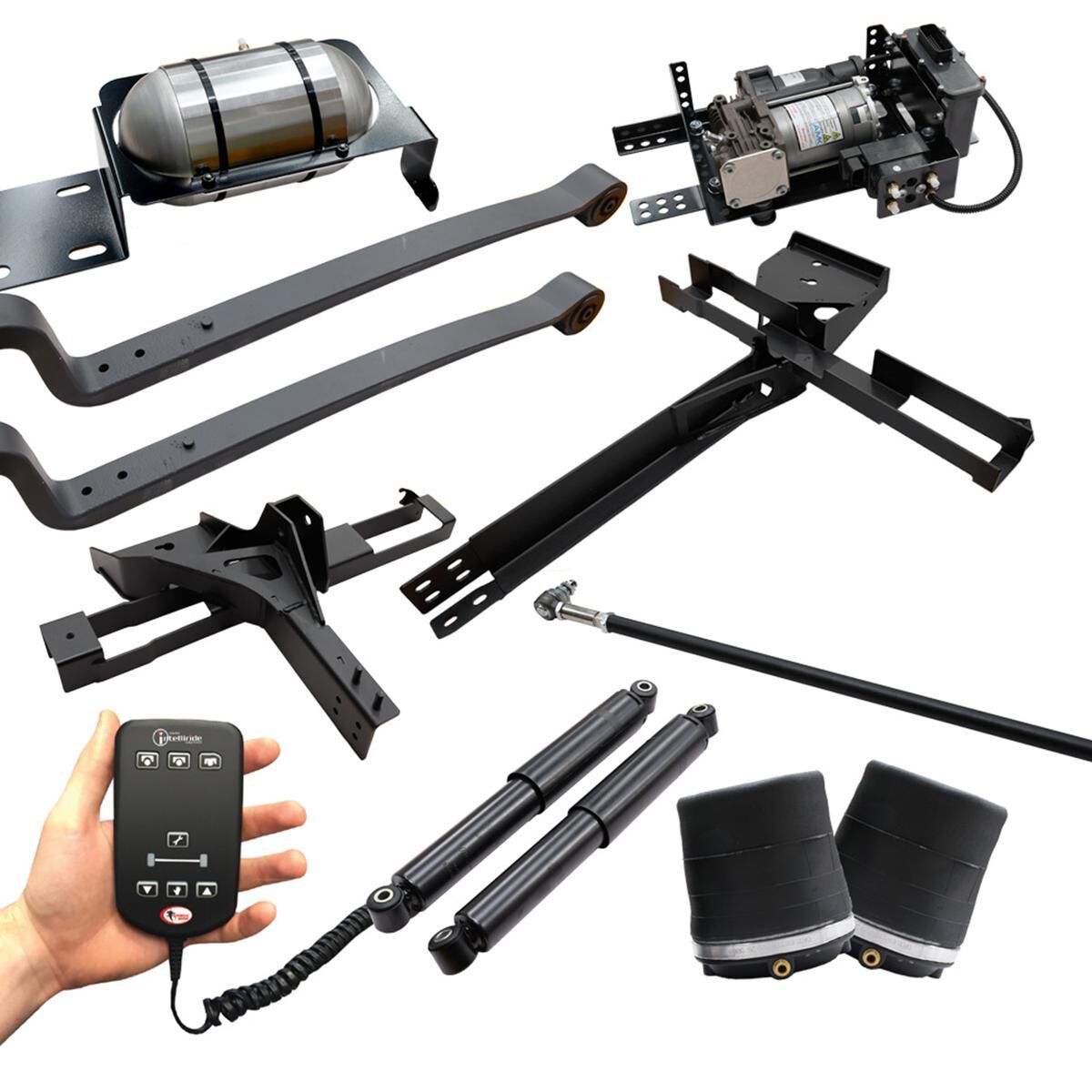 FULL AIR SUSPENSION KIT WITH AUTO HEIGHT CONTROL, , scaau_hi-res