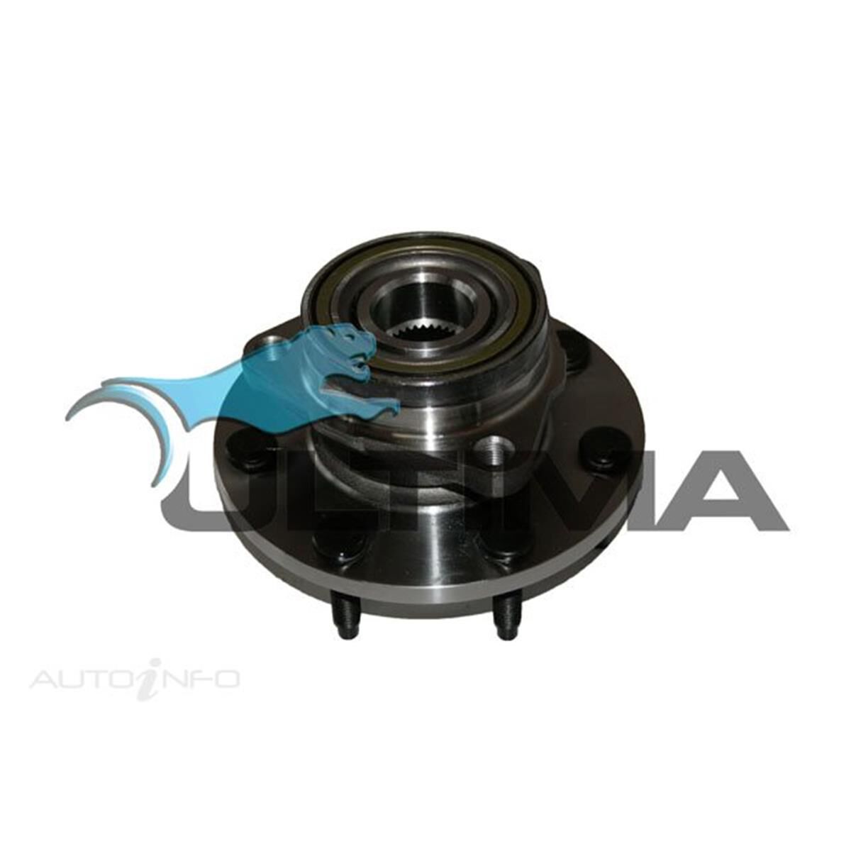 HUB ASSY (F) F250 (EX DUAL REAR WHEEL) W/REAR WHEEL ABS LHS/RHS, , scaau_hi-res