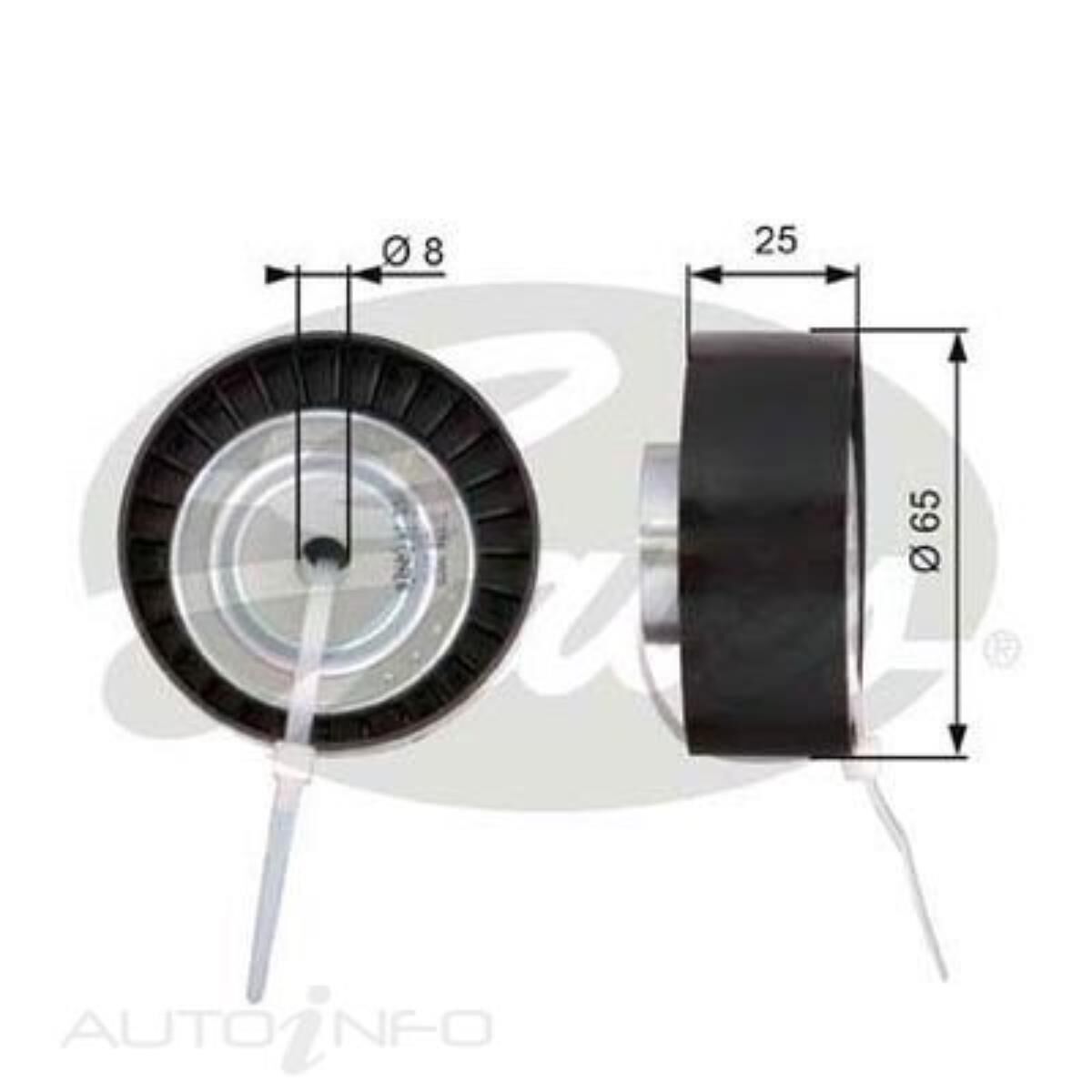 36124 DRIVEALIGN IDLER PULLEY, , scaau_hi-res
