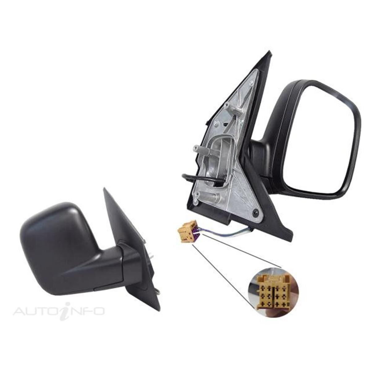 VOLKSWAGEN TRANSPORTER  T5  08/2004 ~ 09/2009  ELECTRIC DOOR MIRROR  RIGHT HAND SIDE, , scaau_hi-res